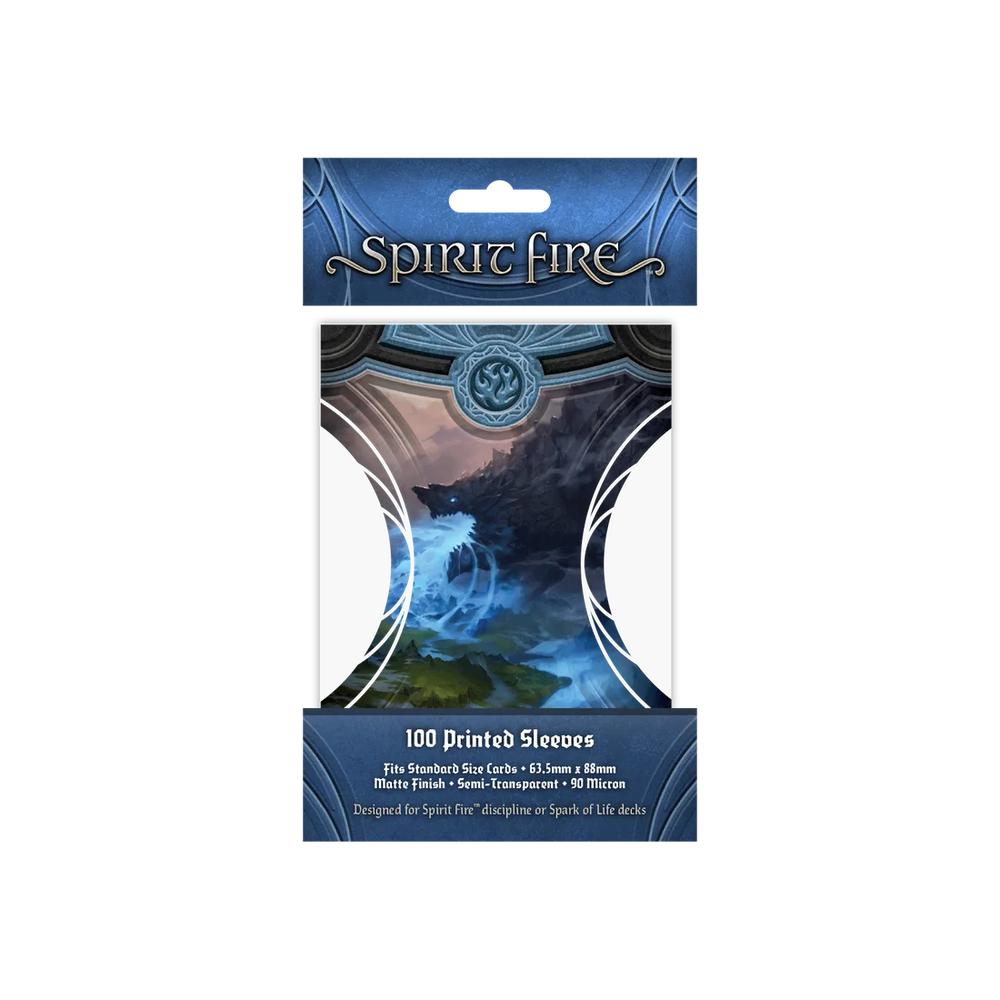 Spirit Fire: Semi-Transparent Printed Sleeves - Behemoth (Blue)