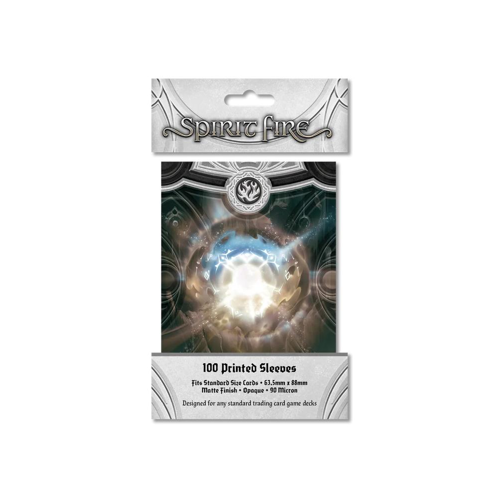 Spirit Fire: Opaque Printed Sleeves - Gleam Pulse (Stone)