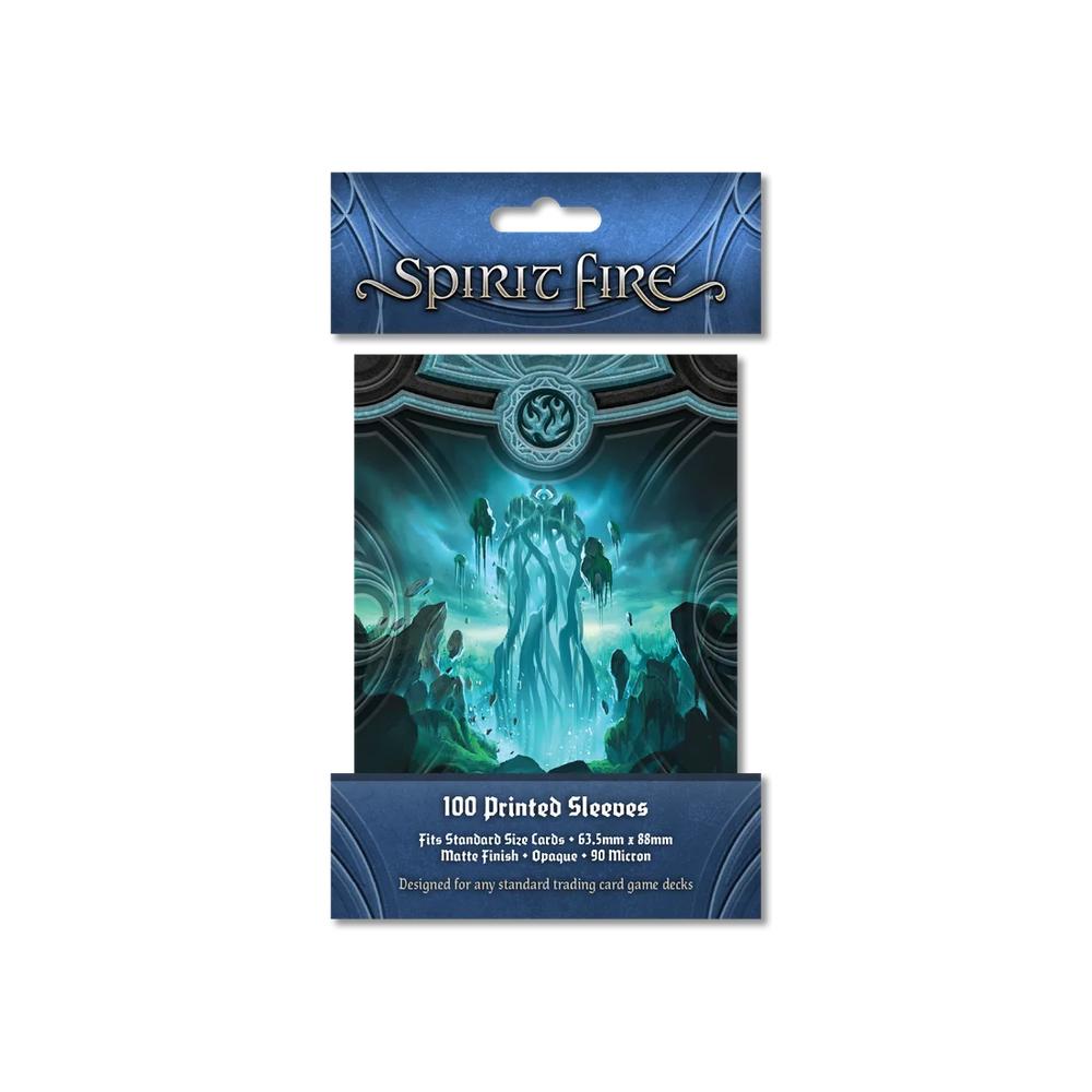 Spirit Fire: Opaque Printed Sleeves - Upsurge (Blue)