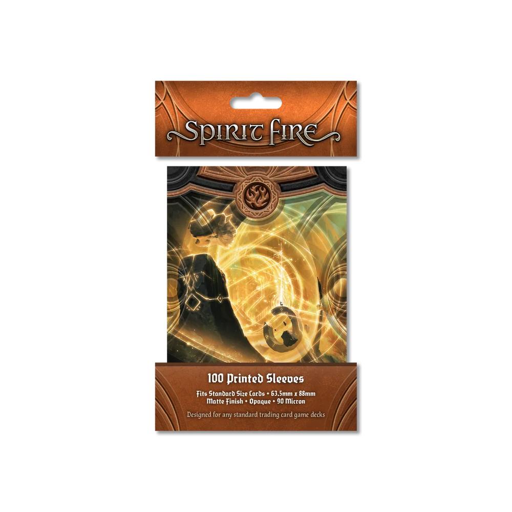 Spirit Fire: Opaque Printed Sleeves - Planetarium (Gold)
