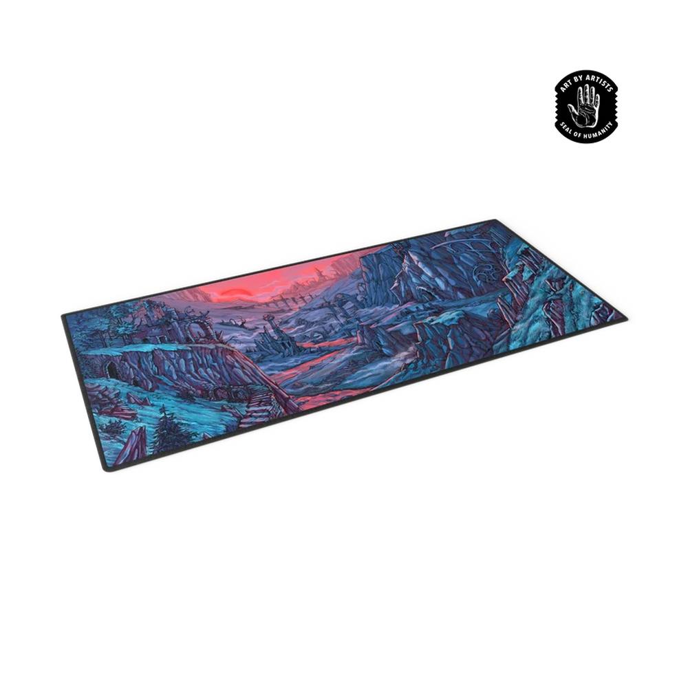 Curator: Arcane Landscapes: The Ruins Desk Mat