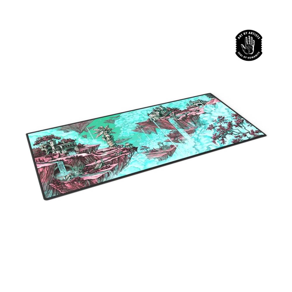 Curator: Arcane Landscapes: The Mists Desk Mat