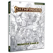 Pathfinder RPG 2nd Edition: Monster Core 2 Sketch Cover