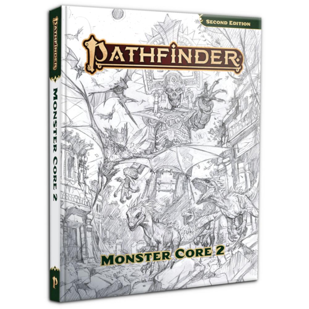 Pathfinder RPG 2nd Edition: Monster Core 2 Sketch Cover