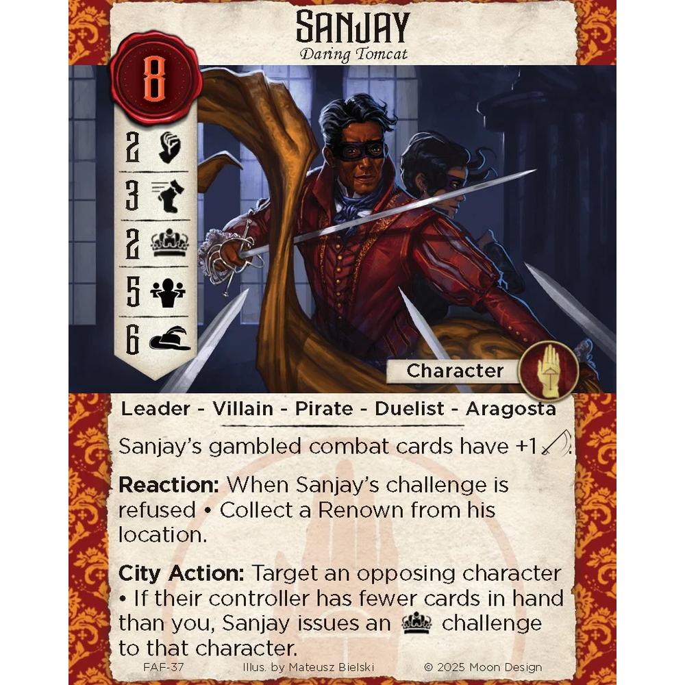 7th Sea: City Of Five Sails Card Game: Fate And Fortune Expansion_2