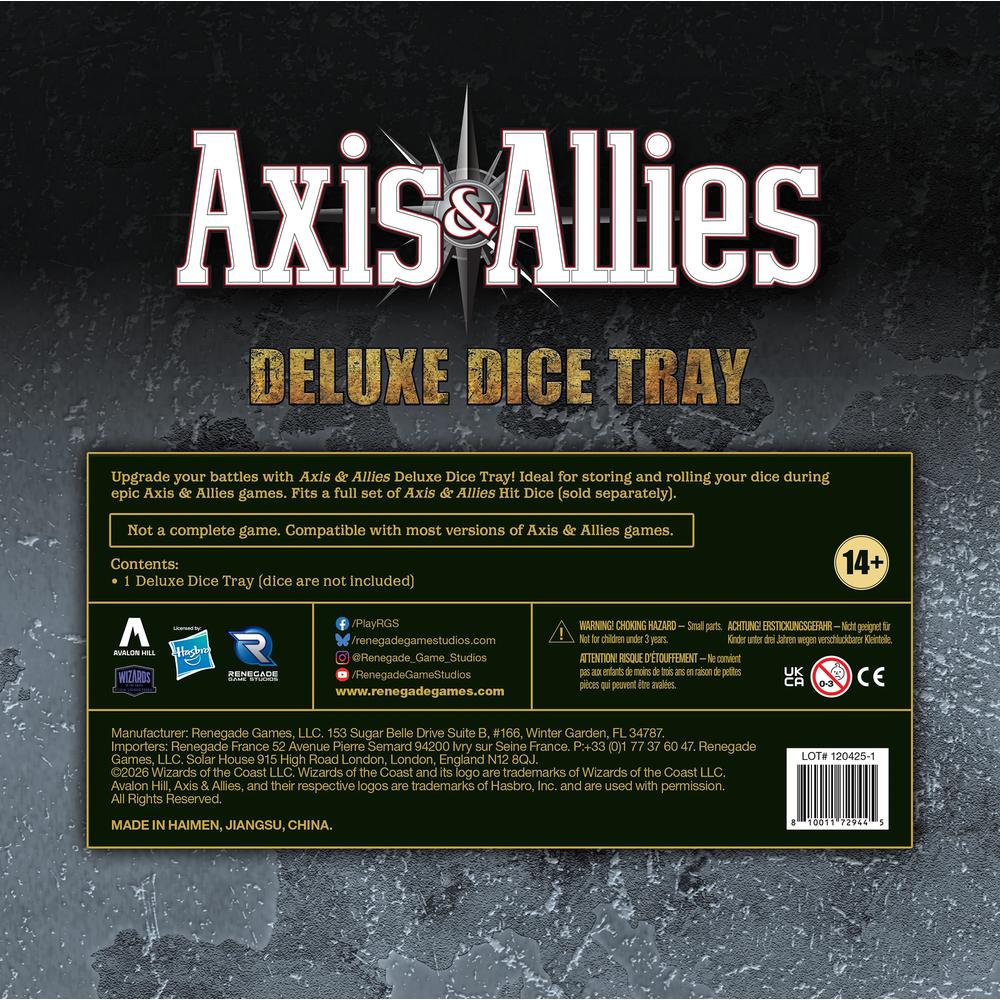Axis And Allies: Deluxe Dice Tray Accessory_1