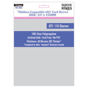 110 x Middara Compatible 6XL Sleeves (127mm x 153mm)