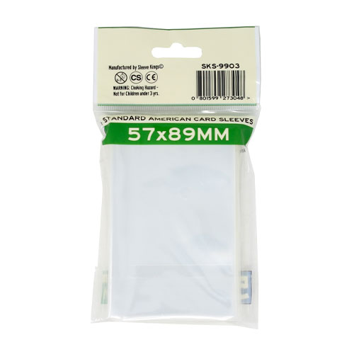 Sleeve Kings 55 x Premium Standard American Card Sleeves (57 x 89mm) | Zatu Games Sleeve Kings 55 x Premium Standard American Card Sleeves (57 x 89mm) | Zatu Games