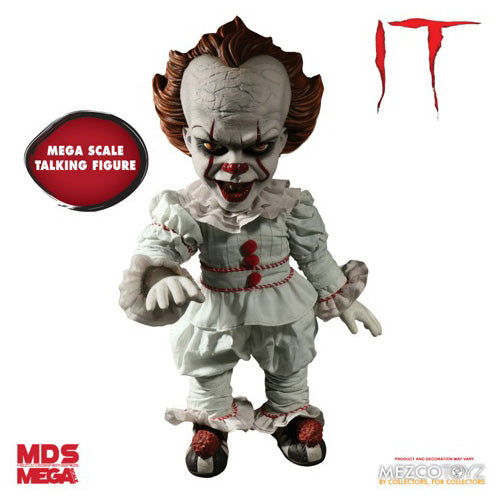 It 2017 Pennywise 15 Inch Mds Mega Scale Figure With Sound