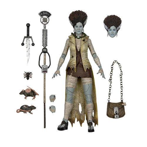 Tmnt / Universal April As The Bride Ultimate 7 Inch Scale Action Figure Universal Monsters X Teenage Mutant Ninja Turtles