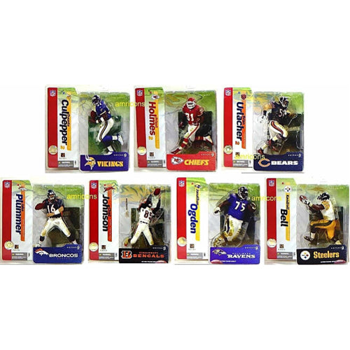 NFL Series 9 Assortment 7 Inch Figures - One Supplied