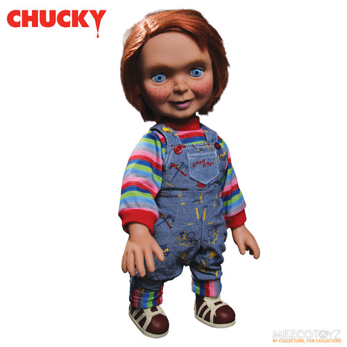 Chucky "Nice / Happy Face" 15 Inch Mds Mega Scale Figure With Sound - Star Images Uk Exclusive