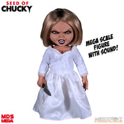 Chucky "Tiffany" Seed of Chucky 15 Inch Mds Mega Scale Figure With Sound