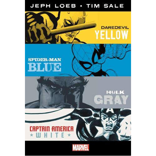 Marvel Knights: Jeph Loeb & Tim Sale: Yellow, Blue, Gray & White Omnibus (hardback)