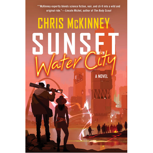 Sunset. Water City