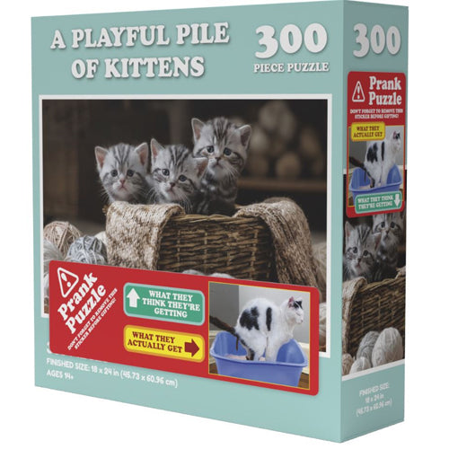 Doing Things Cats Prank Puzzle (300 pieces)