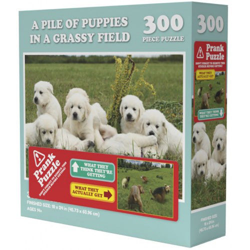 Doing Things Puppies Prank Puzzle (300 pieces)