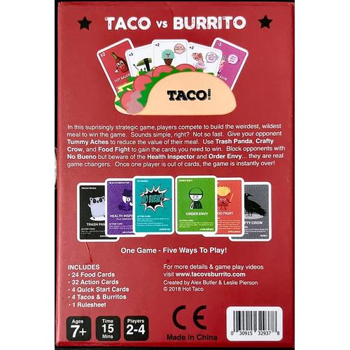 Taco vs Burrito