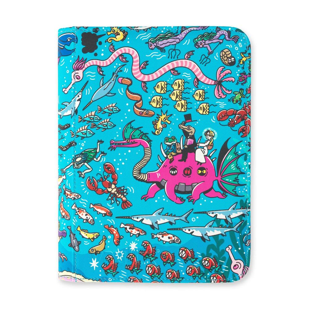 Vault X: Exo-Tec 4-Pocket Zip Binder Water: Osare
