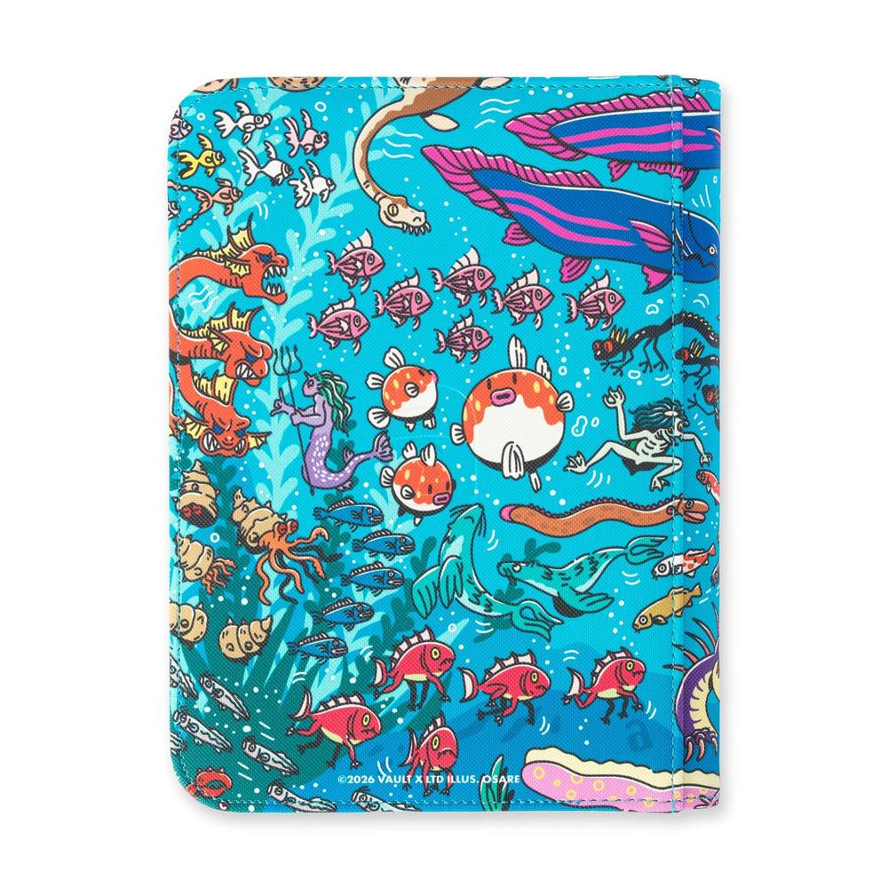 Vault X: Exo-Tec 4-Pocket Zip Binder Water: Osare