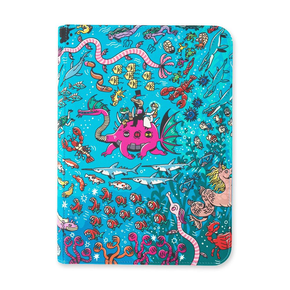 Vault X: Exo-Tec 9-Pocket Zip Binder Water: Osare