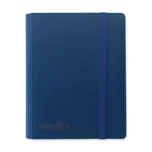 Vault X: 9-Pocket Exo-Tec Strap Binder Royal Blue