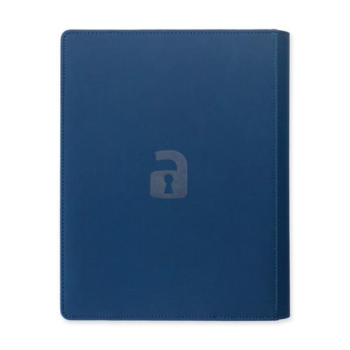 Vault X: 9-Pocket Exo-Tec Strap Binder Royal Blue