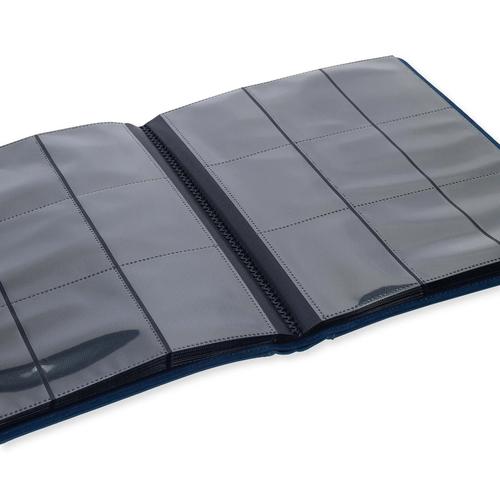 Vault X: 9-Pocket Exo-Tec Strap Binder Royal Blue