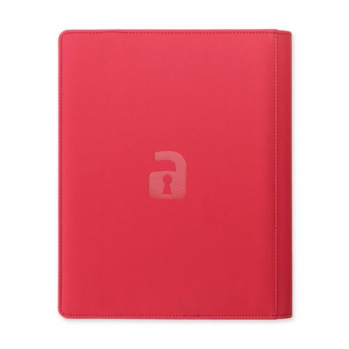 Vault X: 9-Pocket Exo-Tec Strap Binder Fire Red