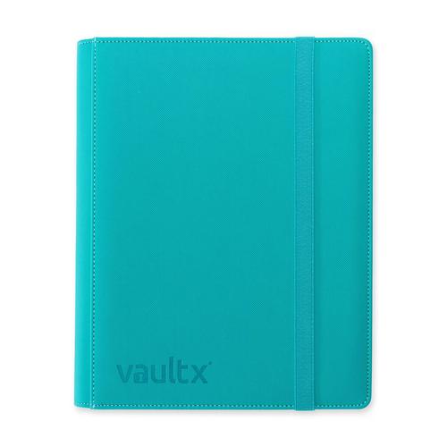 Vault X: 9-Pocket Exo-Tec Strap Binder Ocean Blue