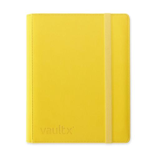 Vault X: 9-Pocket Exo-Tec Strap Binder Sunrise Yellow