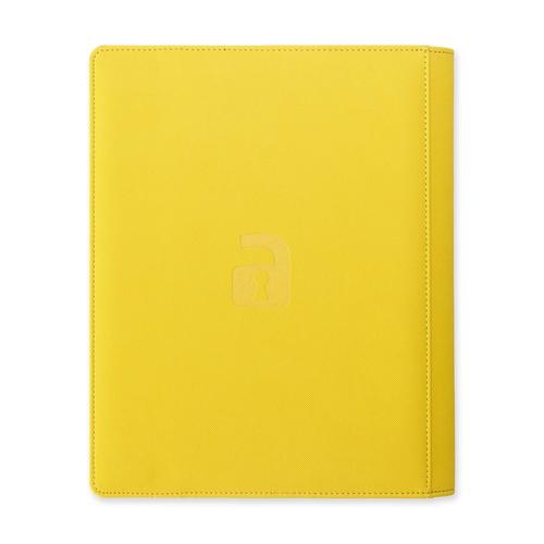 Vault X: 9-Pocket Exo-Tec Strap Binder Sunrise Yellow
