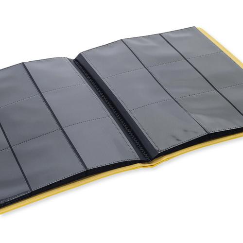 Vault X: 9-Pocket Exo-Tec Strap Binder Sunrise Yellow