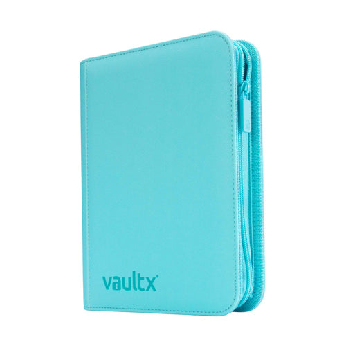 Vault X - 4-Pocket Exo-Tec Zip Binder - Pastel Blue