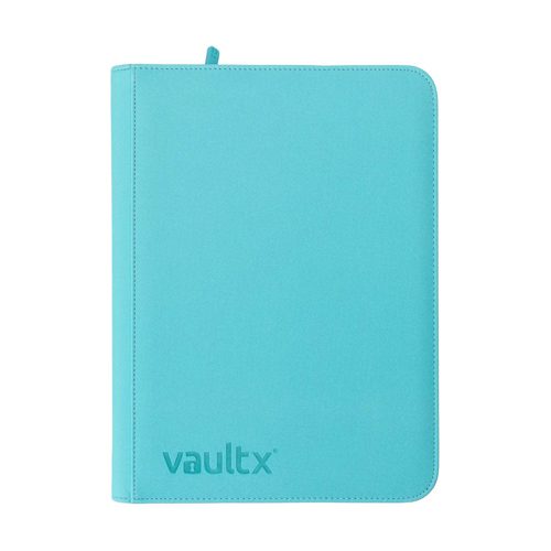 Vault X - 9-Pocket Exo-Tec Zip Binder - Pastel Blue