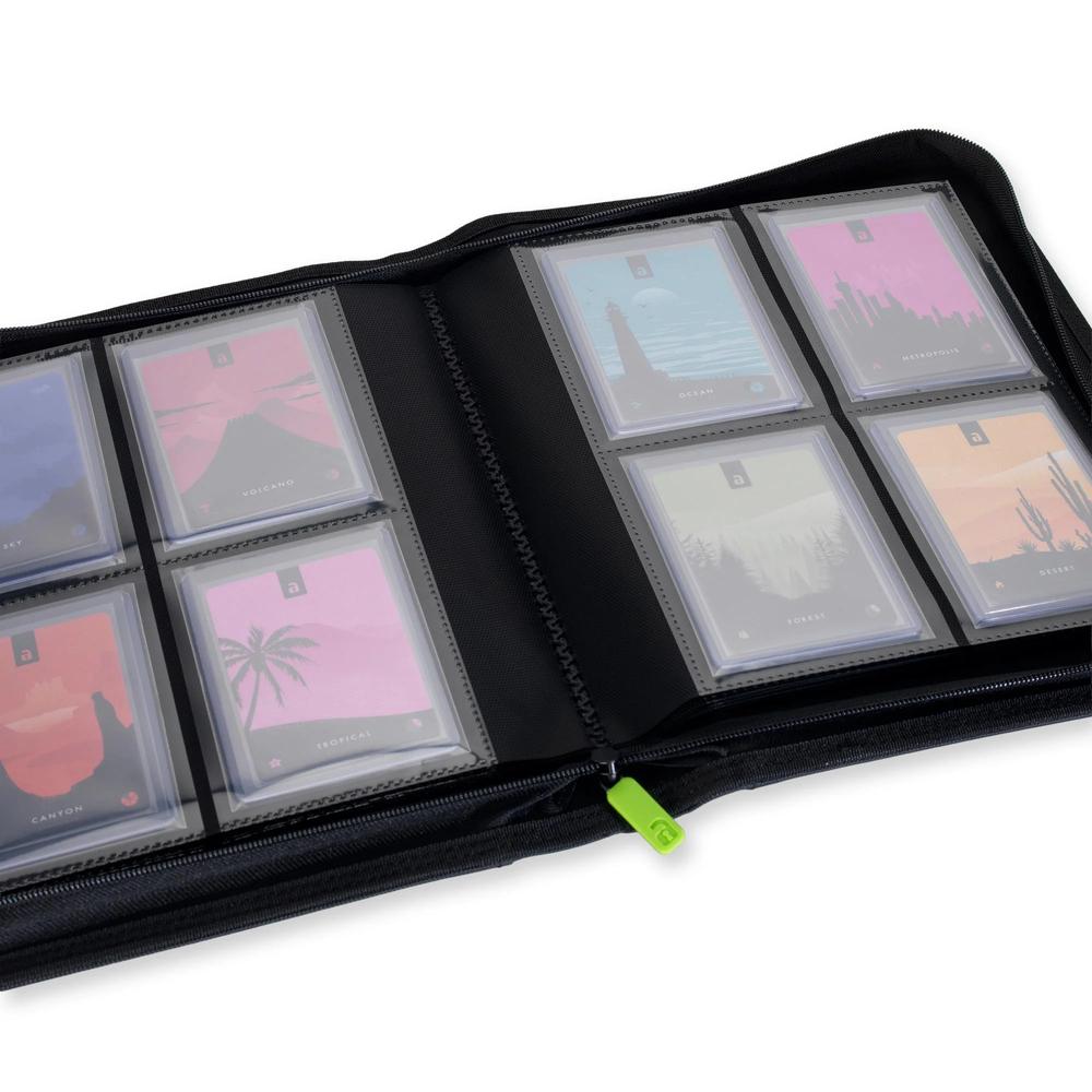 Toploader Compatible Zip Binder 4-Pocket_2