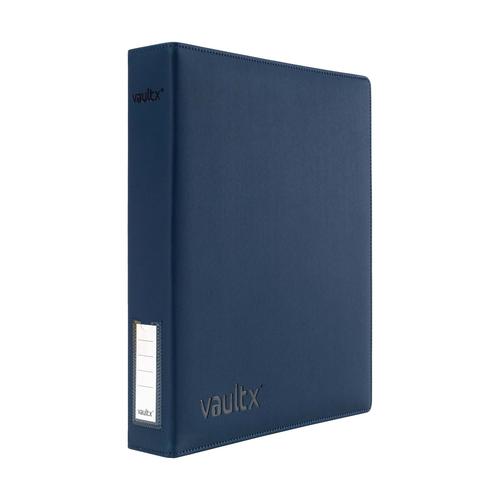 Vault X: Slim Exo-Tec Ring Binder Royal Blue