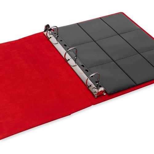Vault X: Slim Exo-Tec Ring Binder Fire Red