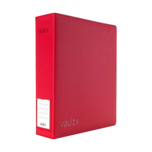 Vault X: Large Exo-Tec Ring Binder Fire Red