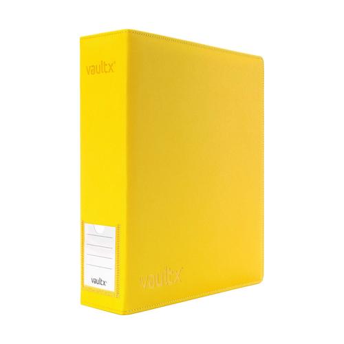 Vault X: Large Exo-Tec Ring Binder Sunrise Yellow
