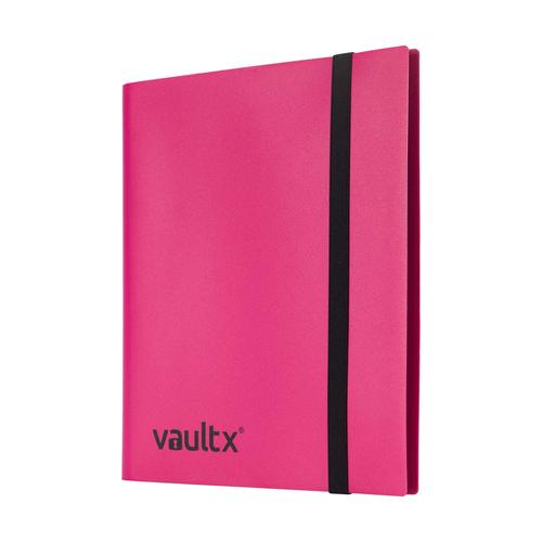 Vault X: 9-Pocket Strap Binder Pink