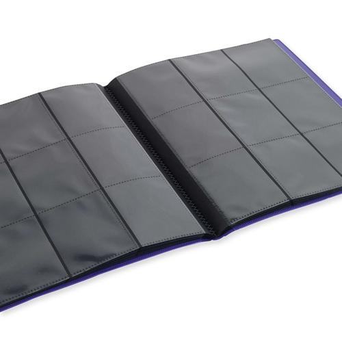 Vault X: 9-Pocket Strap Binder Purple