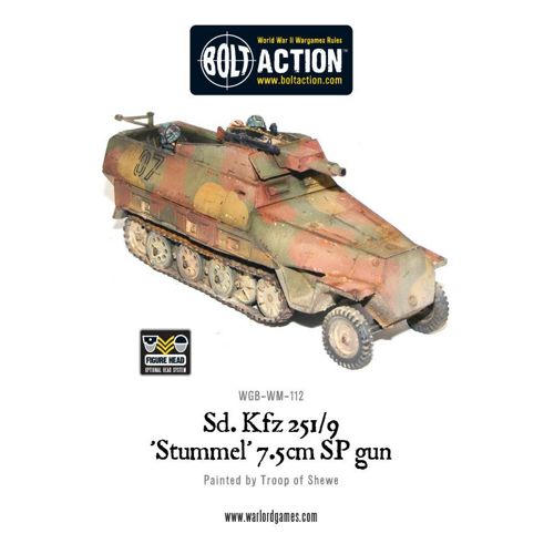 Sd.Kfz 251/9 Ausf D (Stummel) Half track