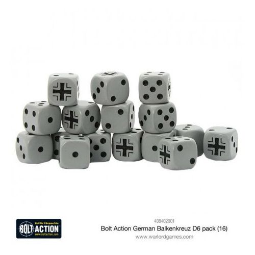 German Balkenkreuz D6 Dice (16)