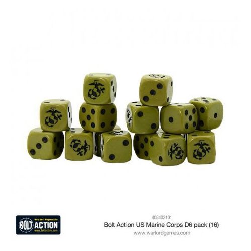 US Marine Corps D6 Dice (16)