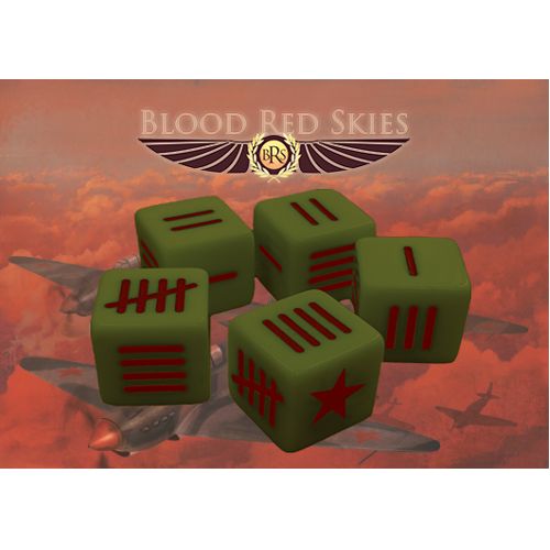 Soviet Blood Red Skies Dice