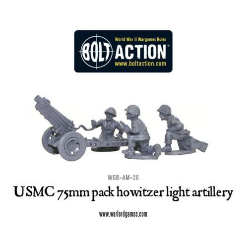 USMC 75mm pack howitzer light artillery