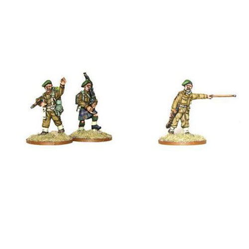 Commando characters (Lord Lovat, Piper Millin & Brigadier Young)