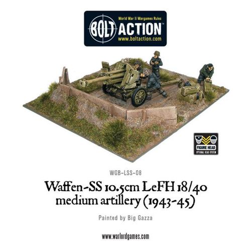 Waffen-SS 10.5cm LeFH 18/40 medium artillery