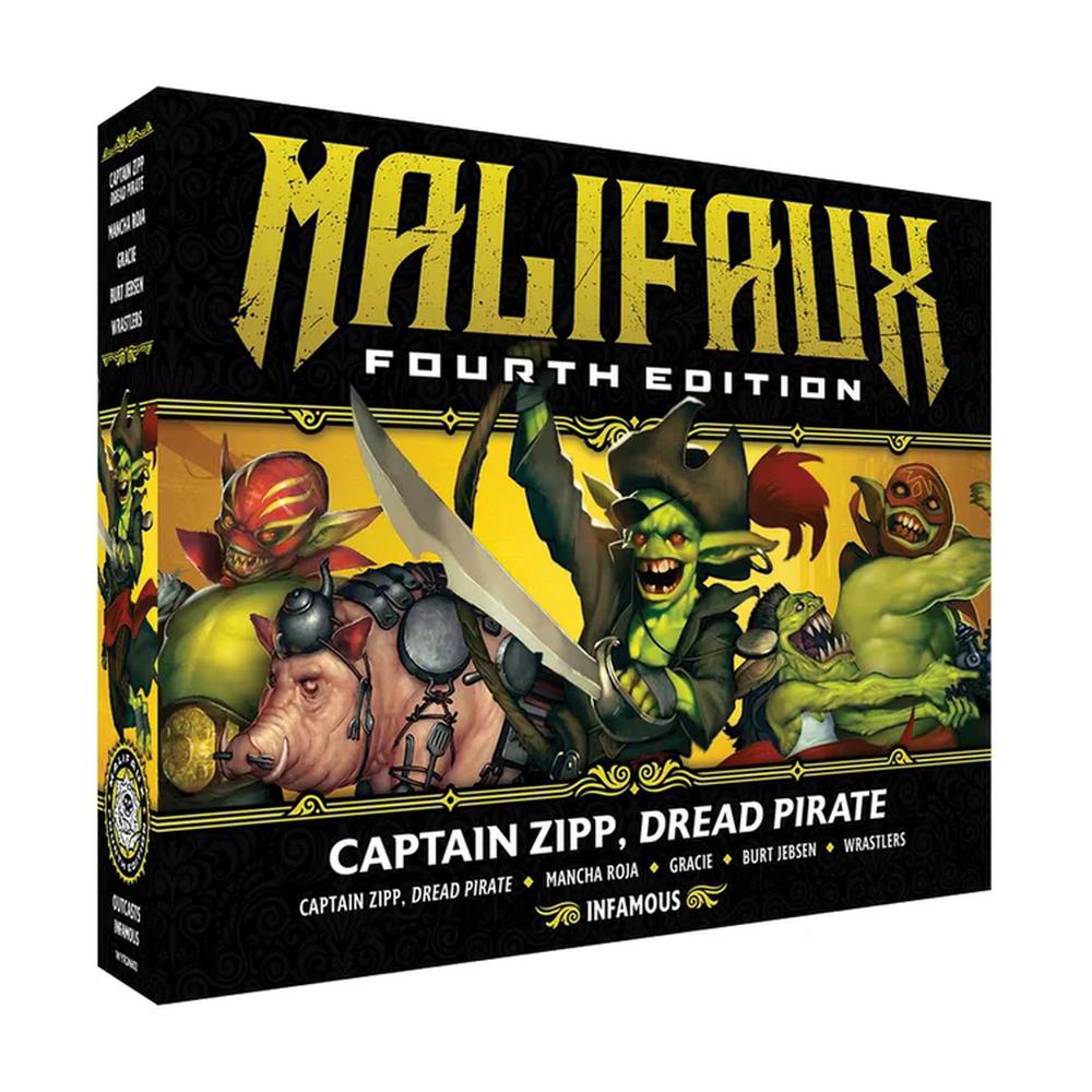 Malifaux: Captain Zipp, Dread Pirate - 4th Edition